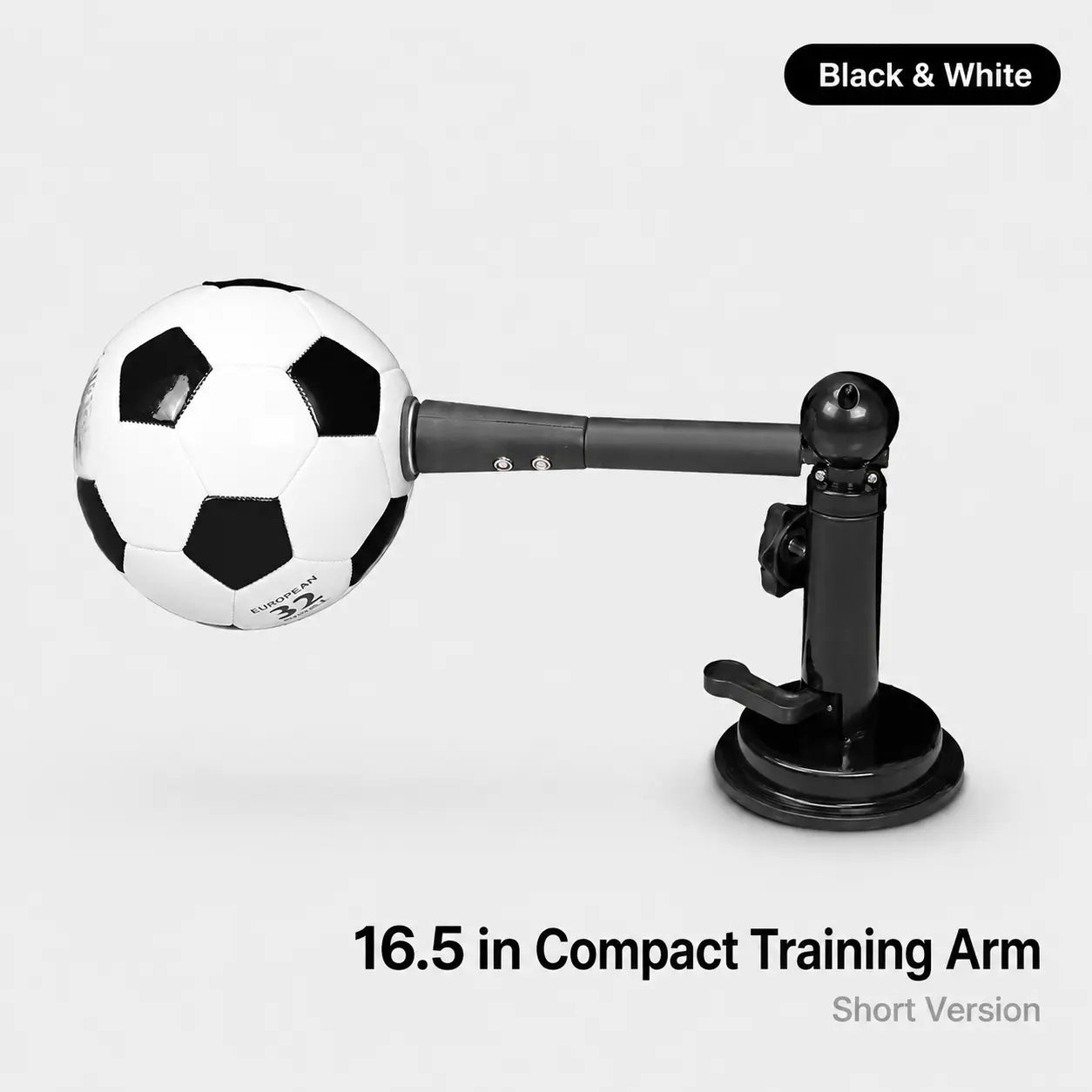 360° Rotating Soccer Training Kicker for Kids, Adjustable Indoor Soccer Ball Trainer with Suction Cup, Foldable Soccer Ball Holder for Parent-Child Home Practice