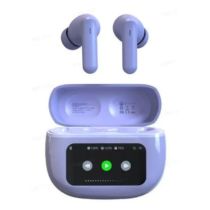 Bluetooth Earbuds, Wireless Earbuds with Smart Touchscreen Charging Case, Bluetooth 6.0, ANC & Transparency Mode, ENC Clear Calls, 40H Playback, IPX7 Waterproof Stereo Earphones for Iphone Android Sports Work, T27