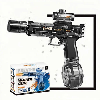 Adult and Children'S Electric Water Guns, Summervibes,Automatic High-Power Water Guns, Swimming Pool Toys,Summervibes,Beach Electric Water Guns, Realistic Muzzle Flames.
