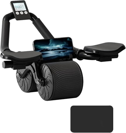 Transform Your Core with the Summerwins Ab Roller Wheel - Smart Rebound Design & Phone Holder for Ultimate Workout Experience