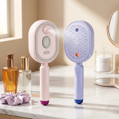 Transform Your Hair Care Routine with the Multi-Function Hair Mist Spray Comb – Portable Detangling Brush for Effortless Styling and Hydration