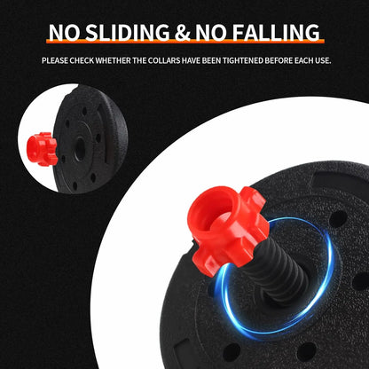 Summervibes 22/44Bls Adjustable Dumbbell Set for Home Gym Fitness Weight Plates, 3-In-1 Ergonomic Modes, Heavy Duty Cast for Strength Training Barbell Weight Set Exercise Equipment Gifts for Mother'S Day
