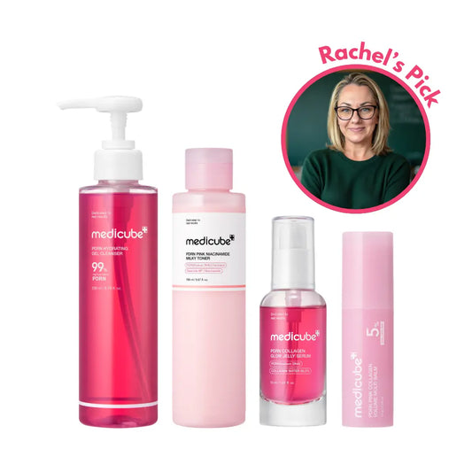 [NEW] [Medicube X Rachelcbee] the No-Filter Glow Set | Helps Protect Skin Barrier with PDRN | Korean Skincare | K-Beauty | PDRN for Glass Glow Skin
